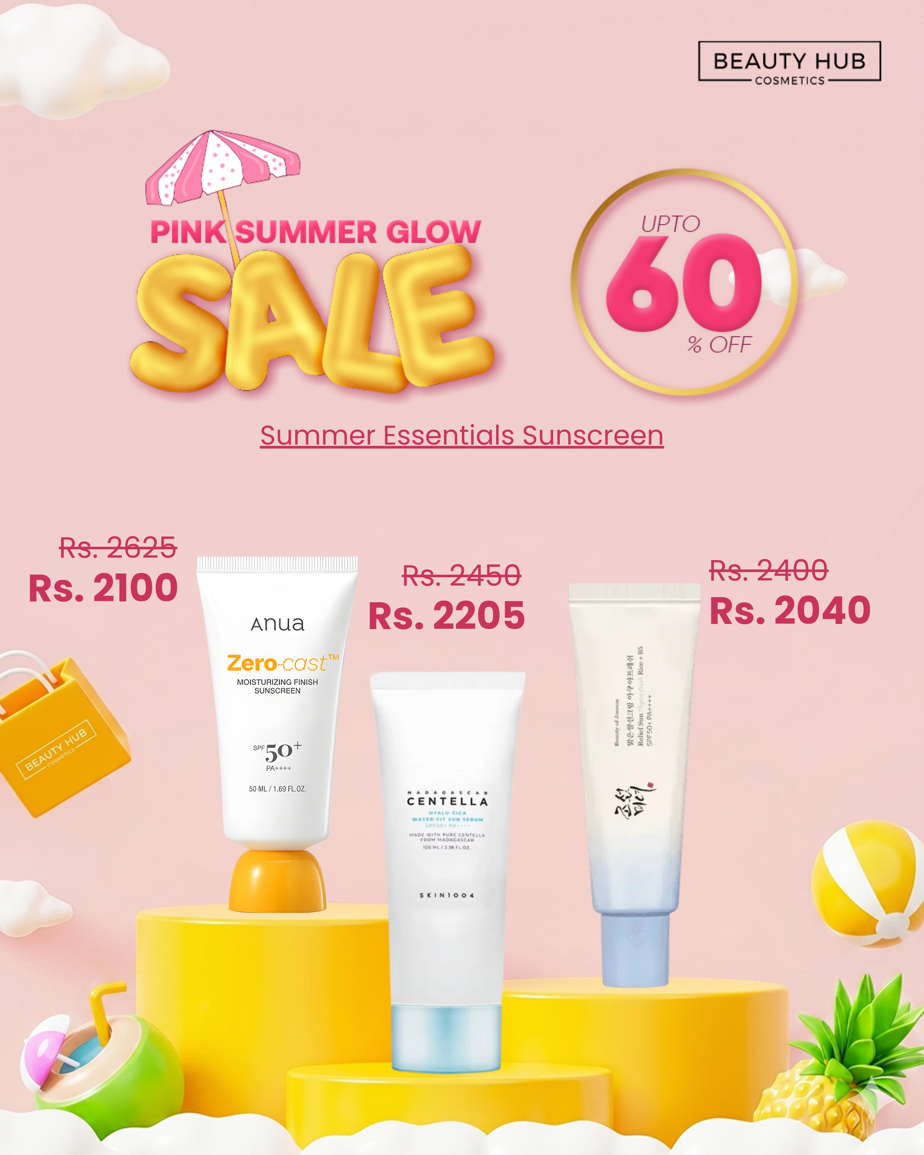 Pink glow summer sale